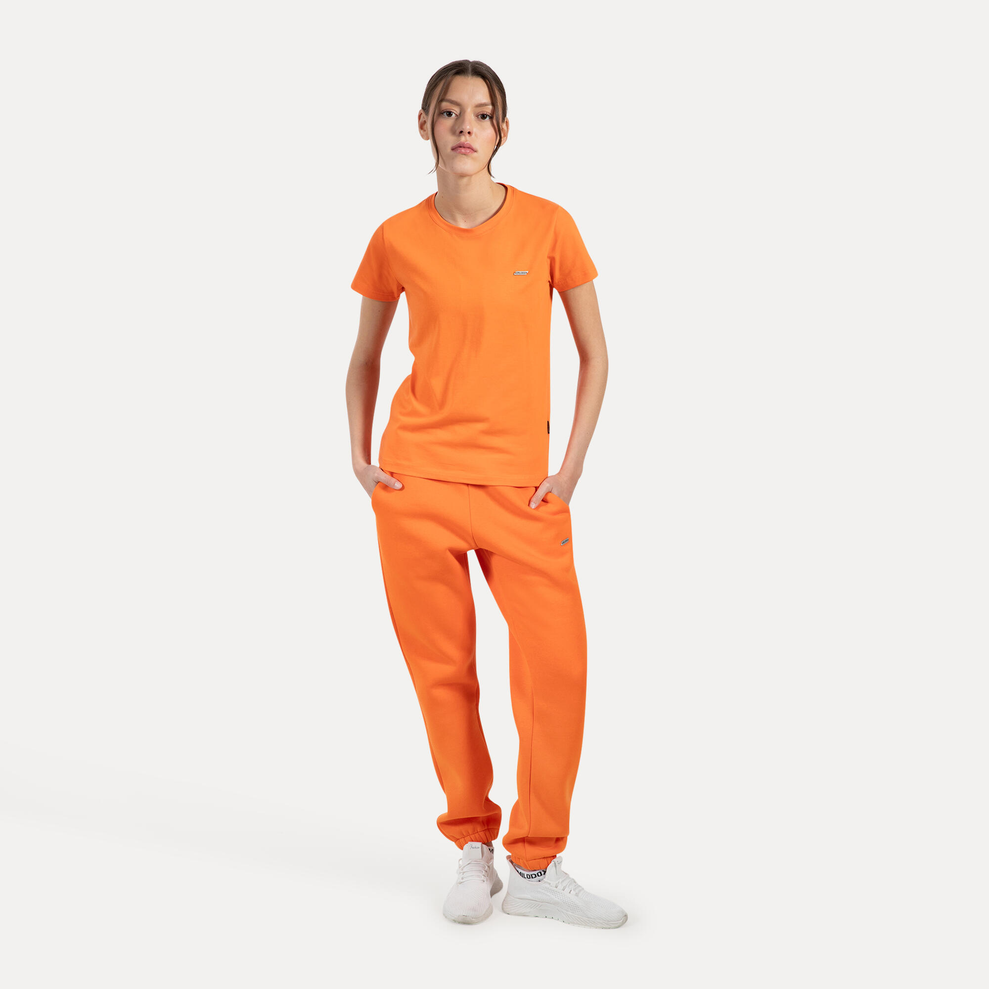 Damen Jogginghose Laurena Orange 3/5