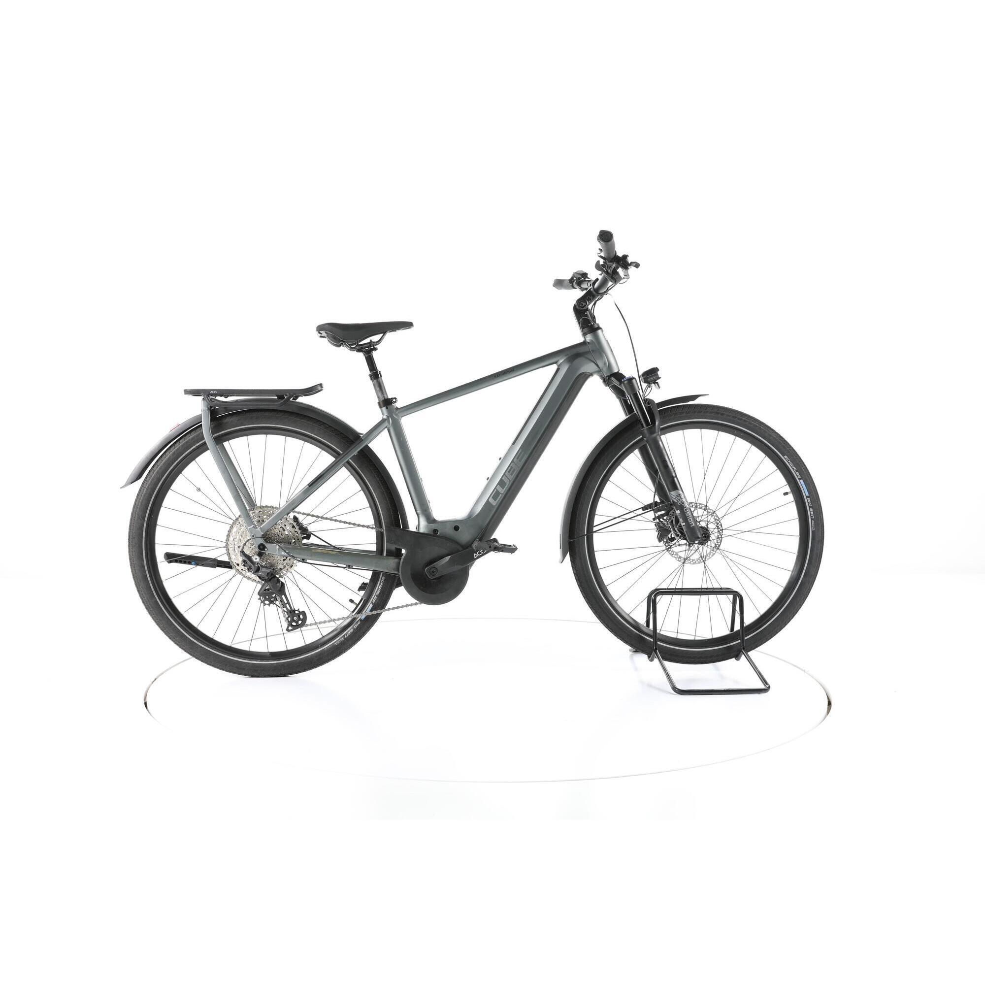 Cube - Reconditionné - Cube Kathmandu Hybrid Pro Trekking Vélo Électrique  - Très Bon - Vélo De Voyage - Gris - 50 - Decathlon