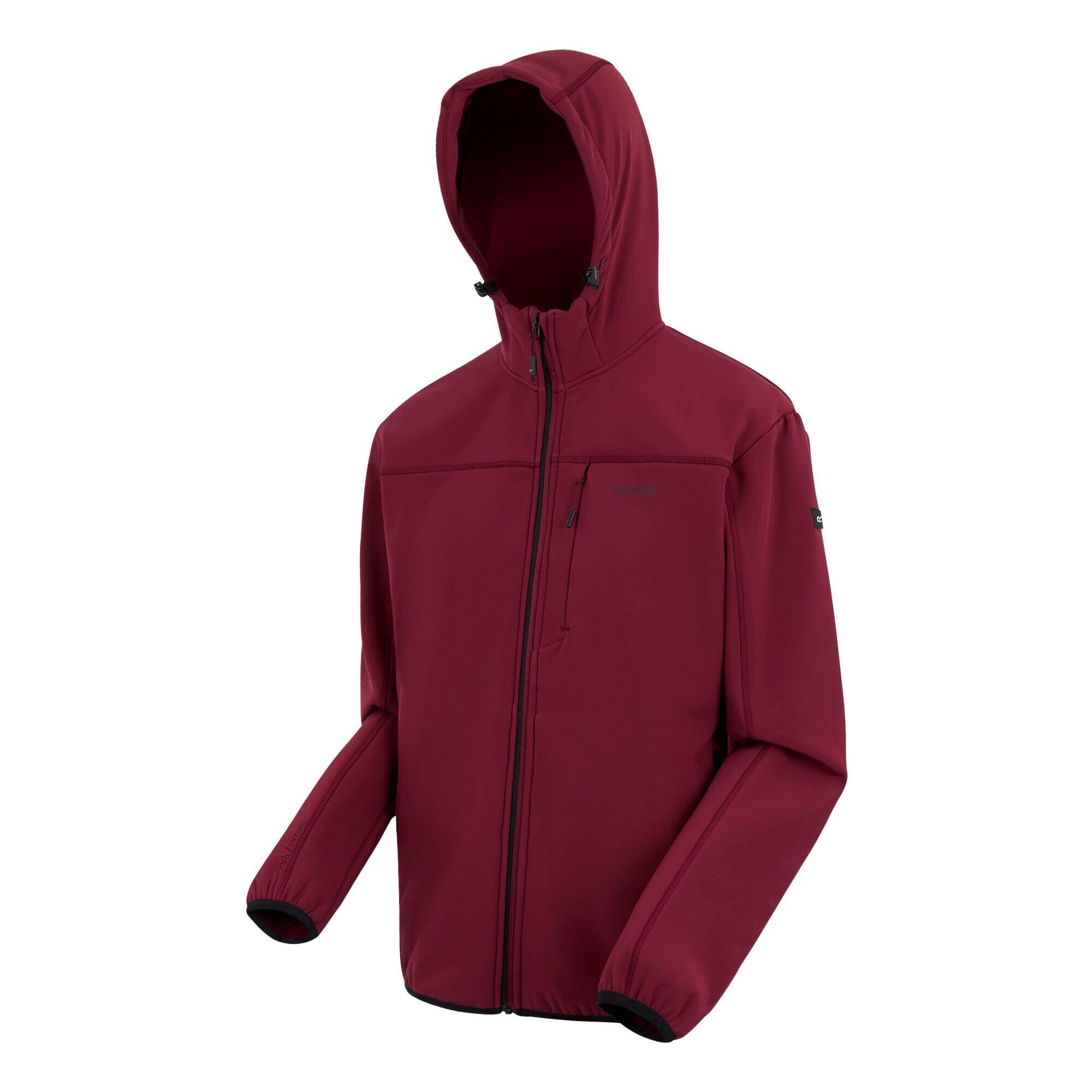 Veste Softshell OSSEK Homme (Pourpre Foncé) 3/5