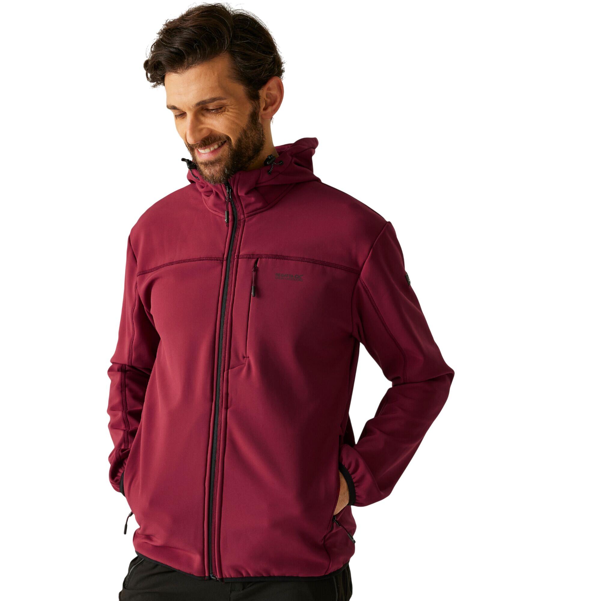 Veste Softshell OSSEK Homme (Pourpre Foncé) 4/5