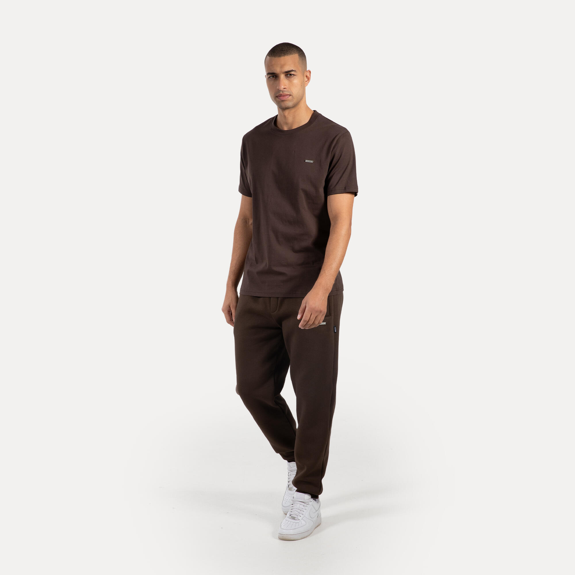 Herren Jogginghose Ilyas Braun 3/5