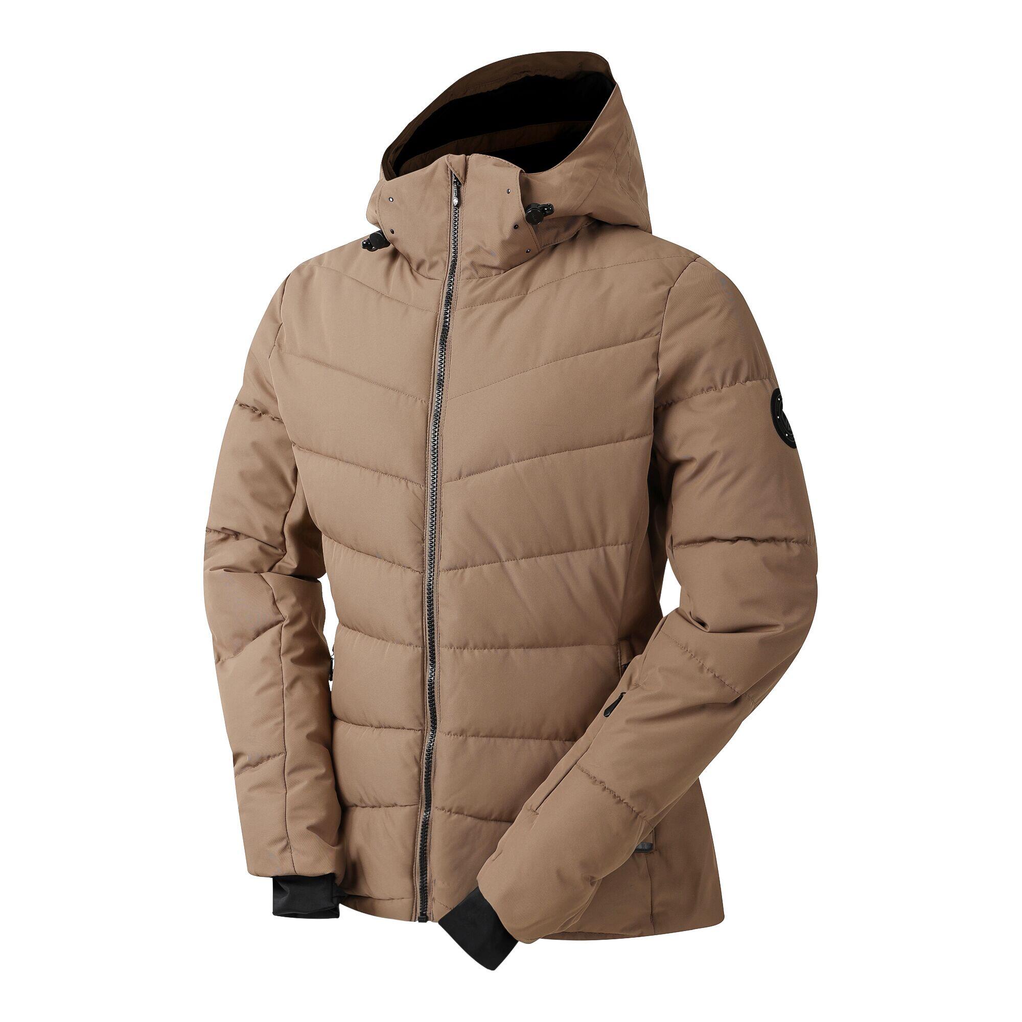 Blouson De Ski GLACIER Femme (Marron Clair) 3/5