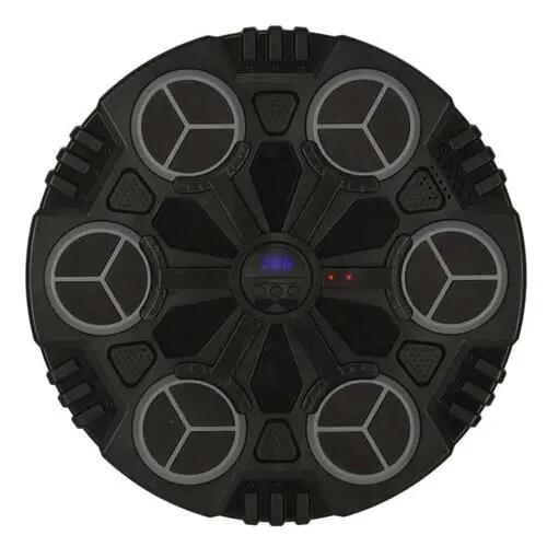 LED bokszfal, 6 ütőponttal, 2 kesztyűvel – 35,5 cm, fekete-szürke 2/7