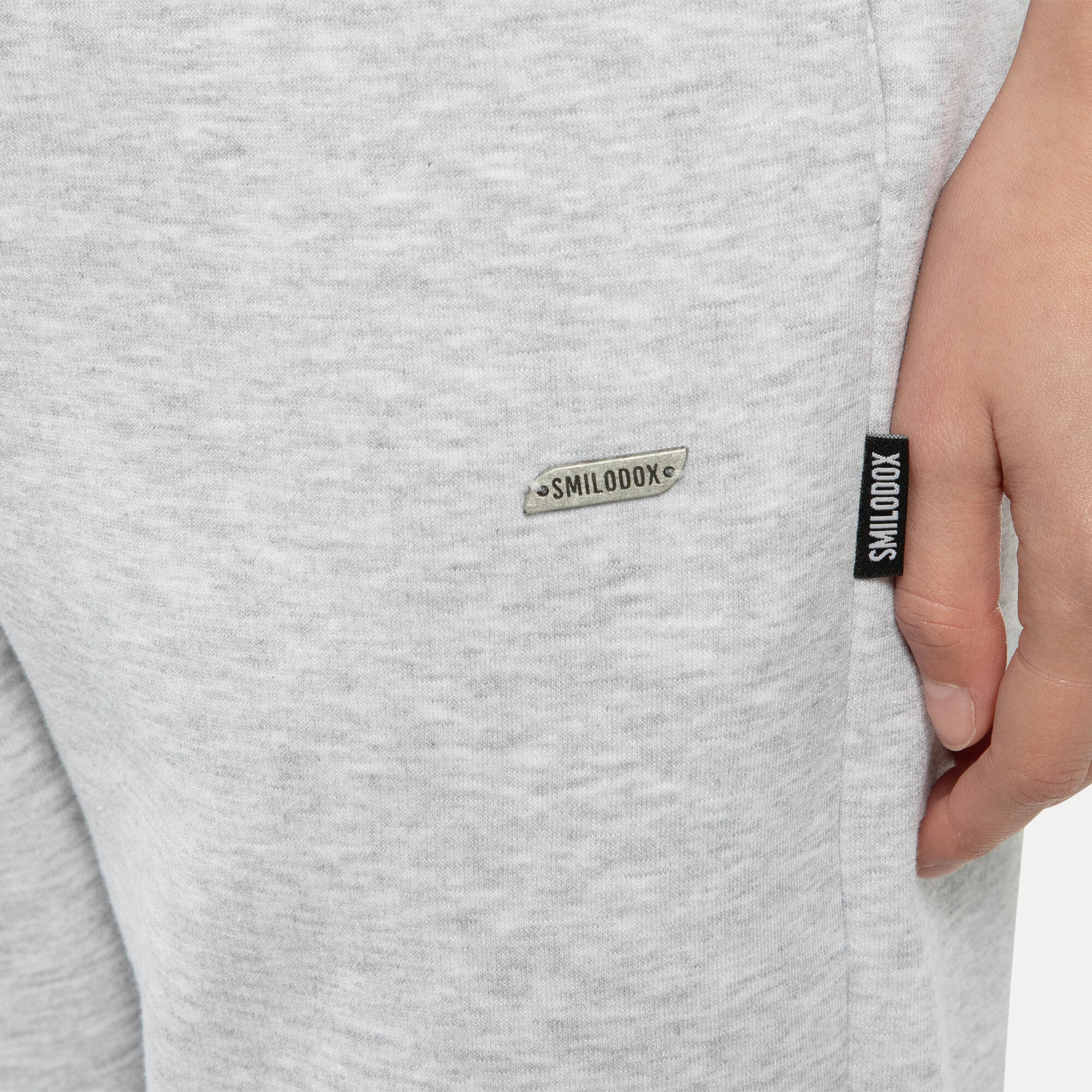 Damen Jogginghose Laurena Grau Melange 4/5