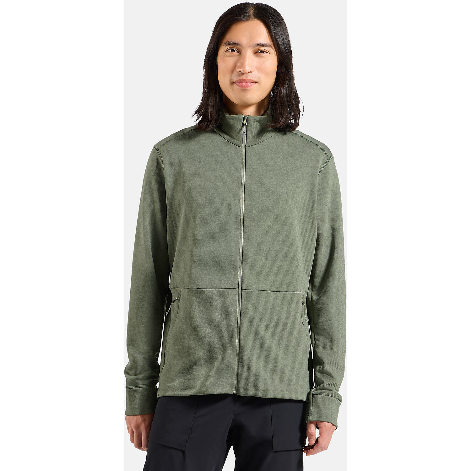 Herren Longsleeve GRID FLEECE 3/7