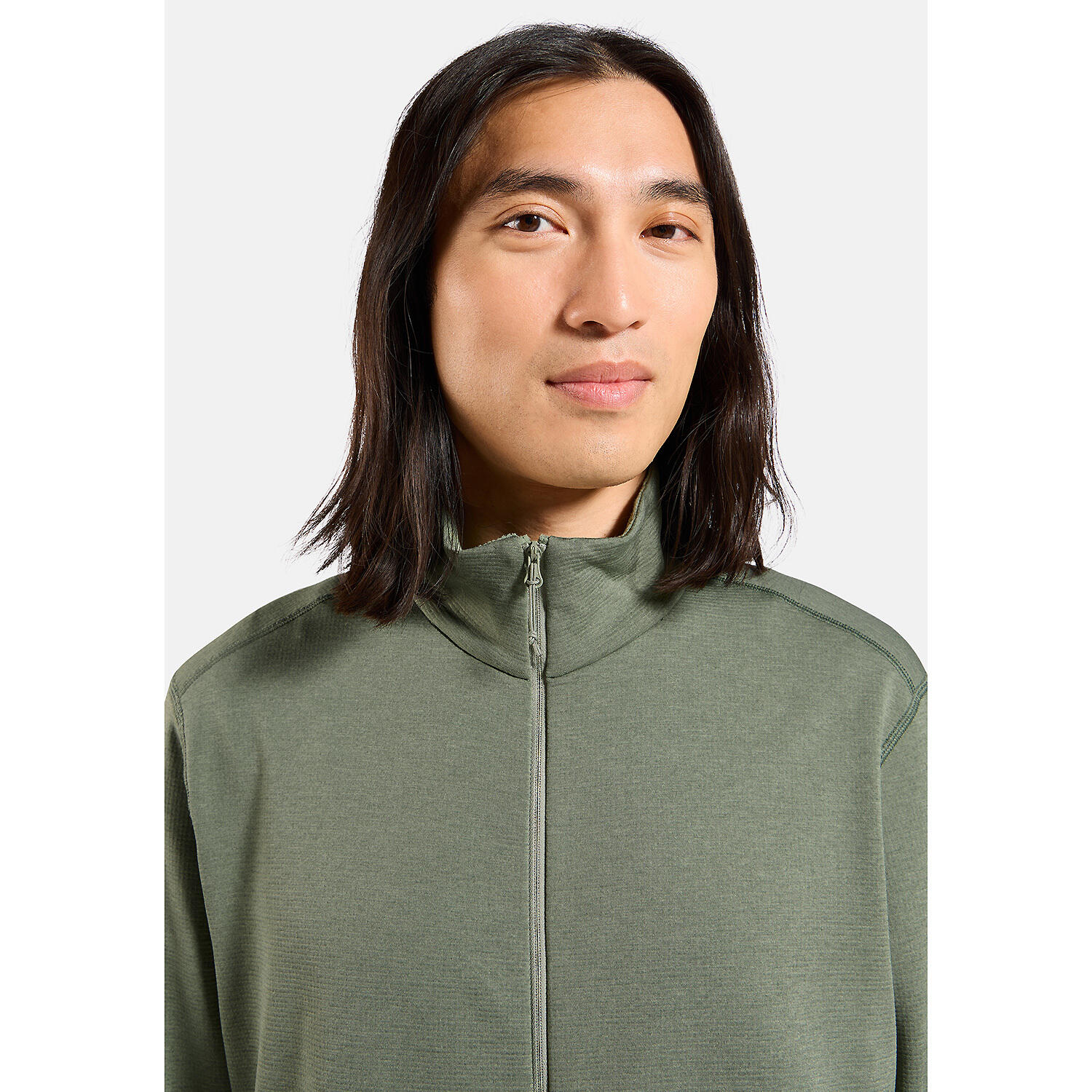 Herren Longsleeve GRID FLEECE 5/7