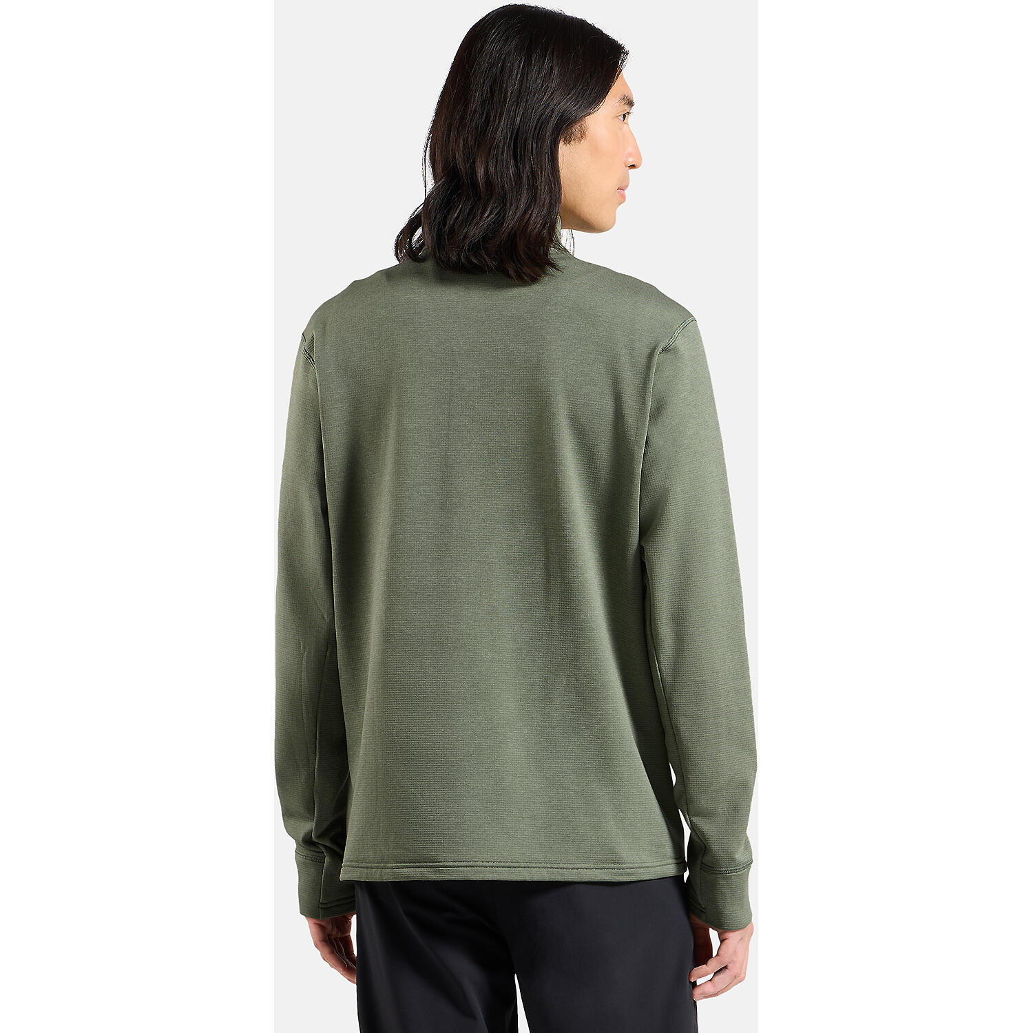 Herren Longsleeve GRID FLEECE 4/7