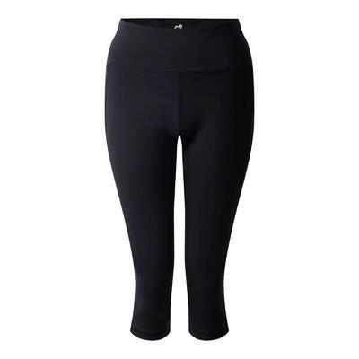 Dames influential ii effen 3/4 legging (zwart)