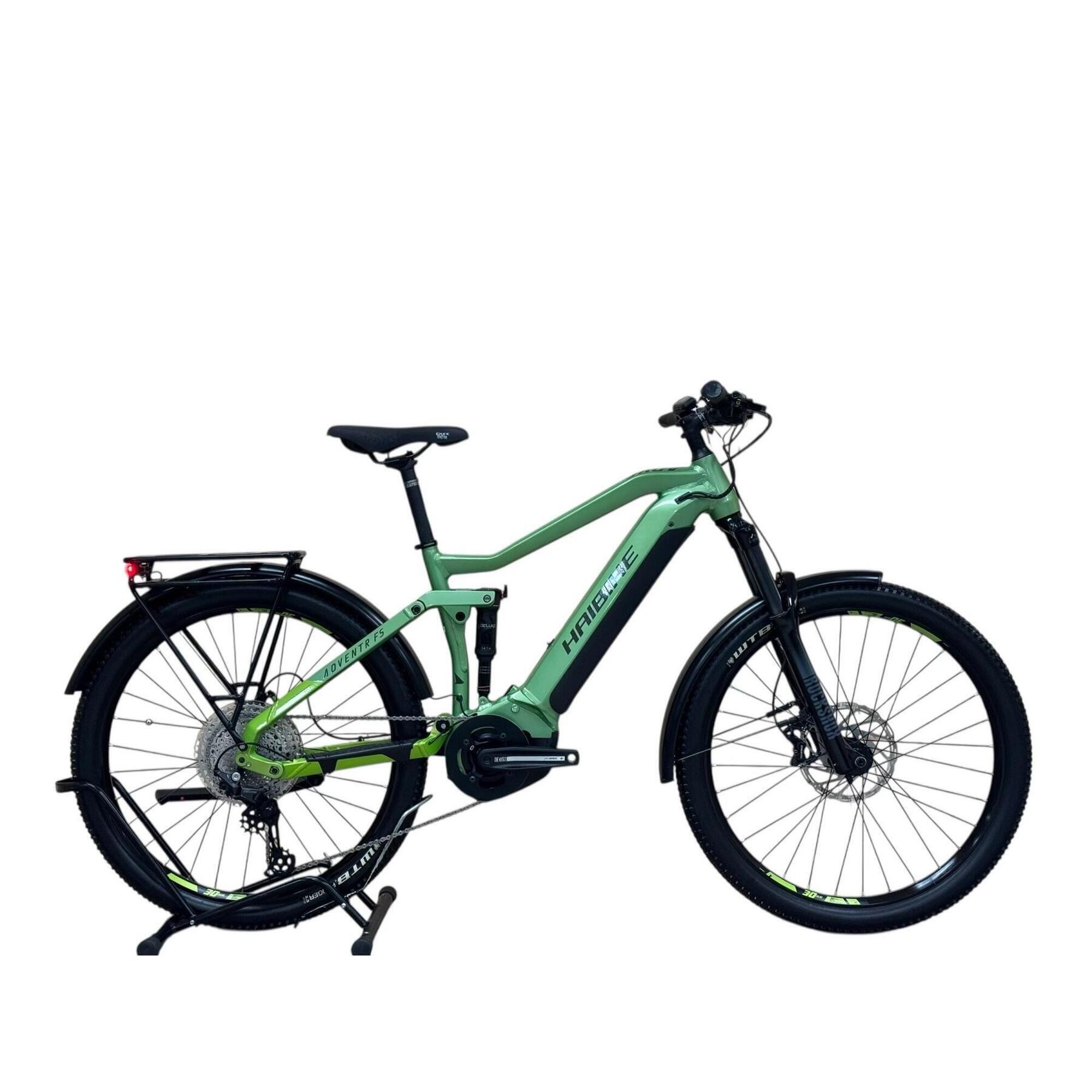 Haibike - Reconditionné - Vtt Électrique Haibike Adventr Fs 8 - Comme Neuf - Vélo Tout Terrain - Vert - Moyen - Decathlon