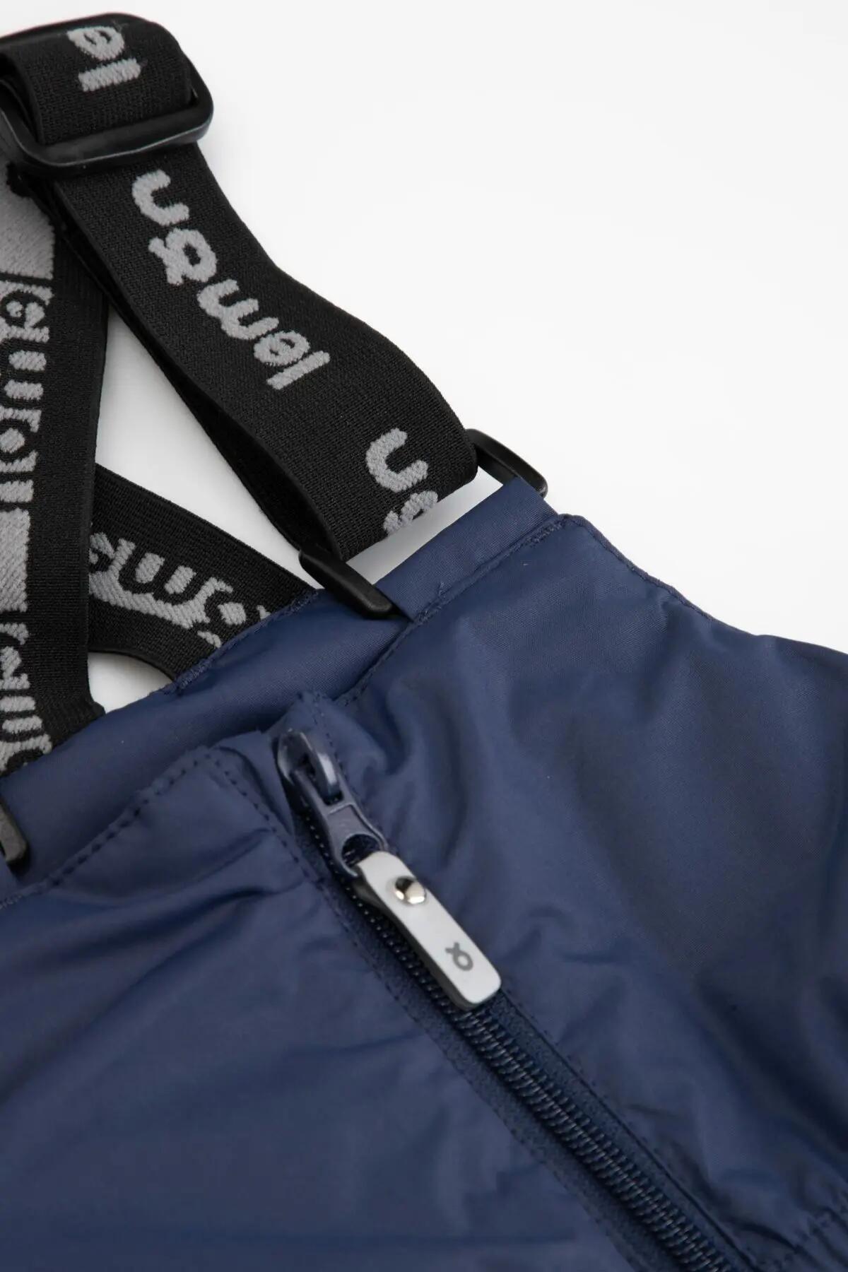 Jungen Skihose mit Trägern  ZL3 dunkelblau 3/5