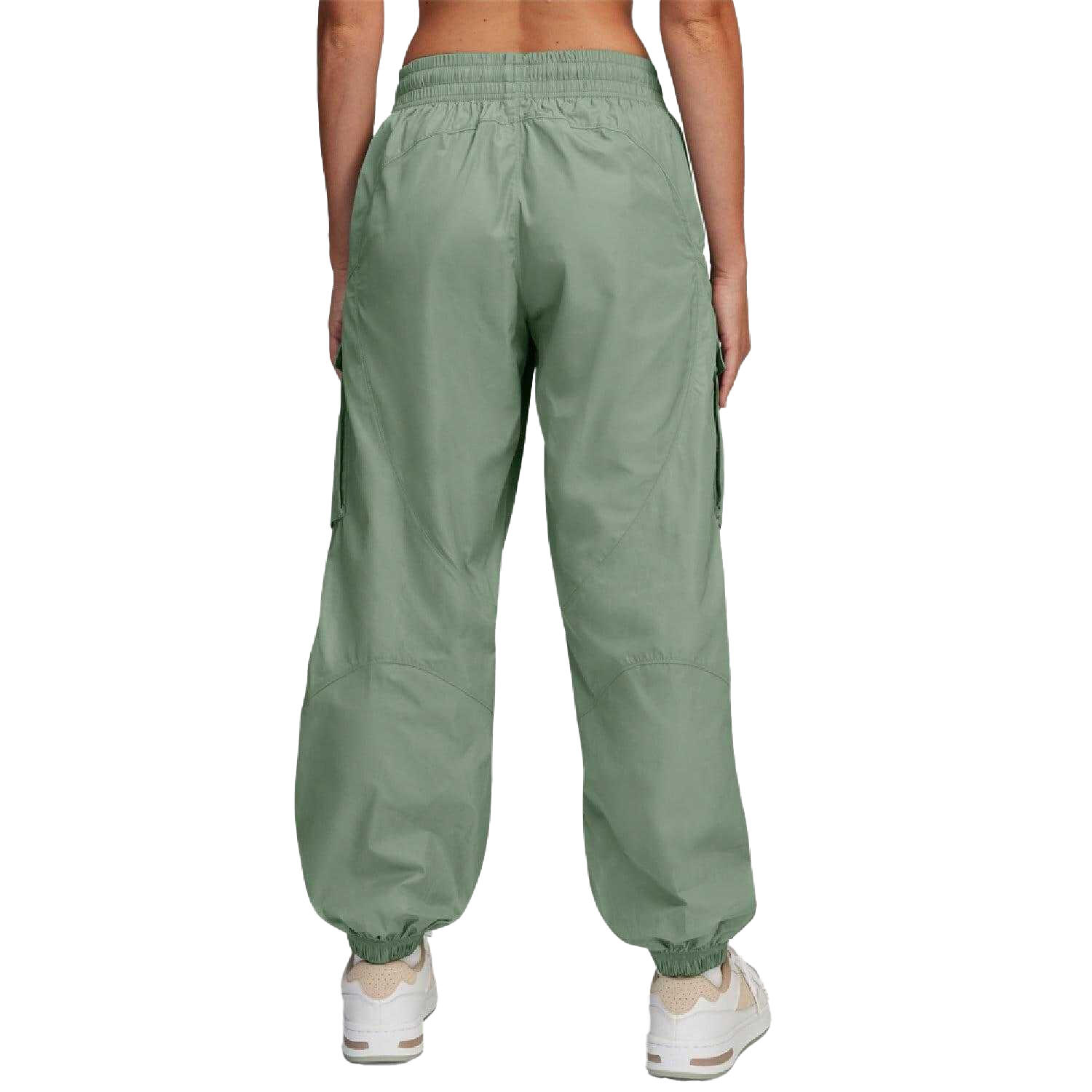 Pantaloni Cargo Tessuto Donna Under Armour Unstoppable Sheen Verde 2/4