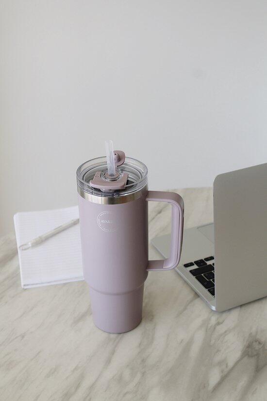 Thermocup avec paille 885ml Lavender 3/5