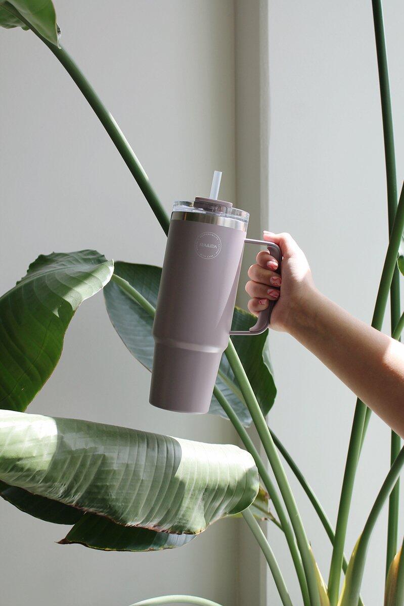 Thermocup avec paille 885ml Lavender 5/5