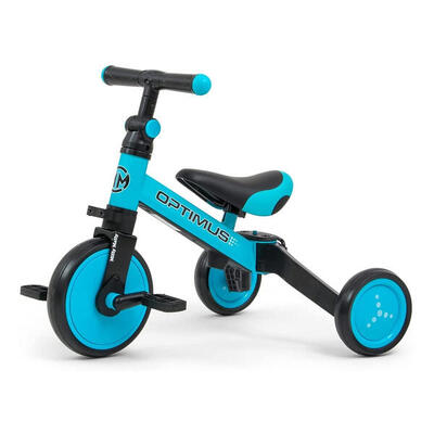Ride on - optimus 3in1 fiets blauw