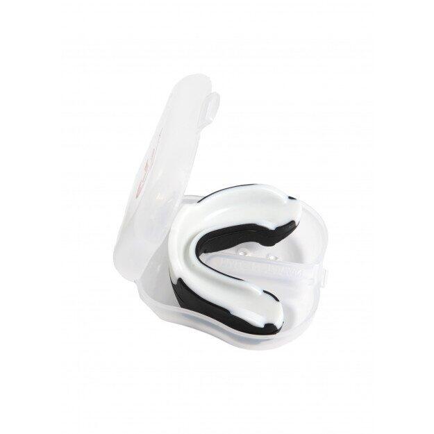 Protetor bucal de gel Super Confort preto e branco 4/5