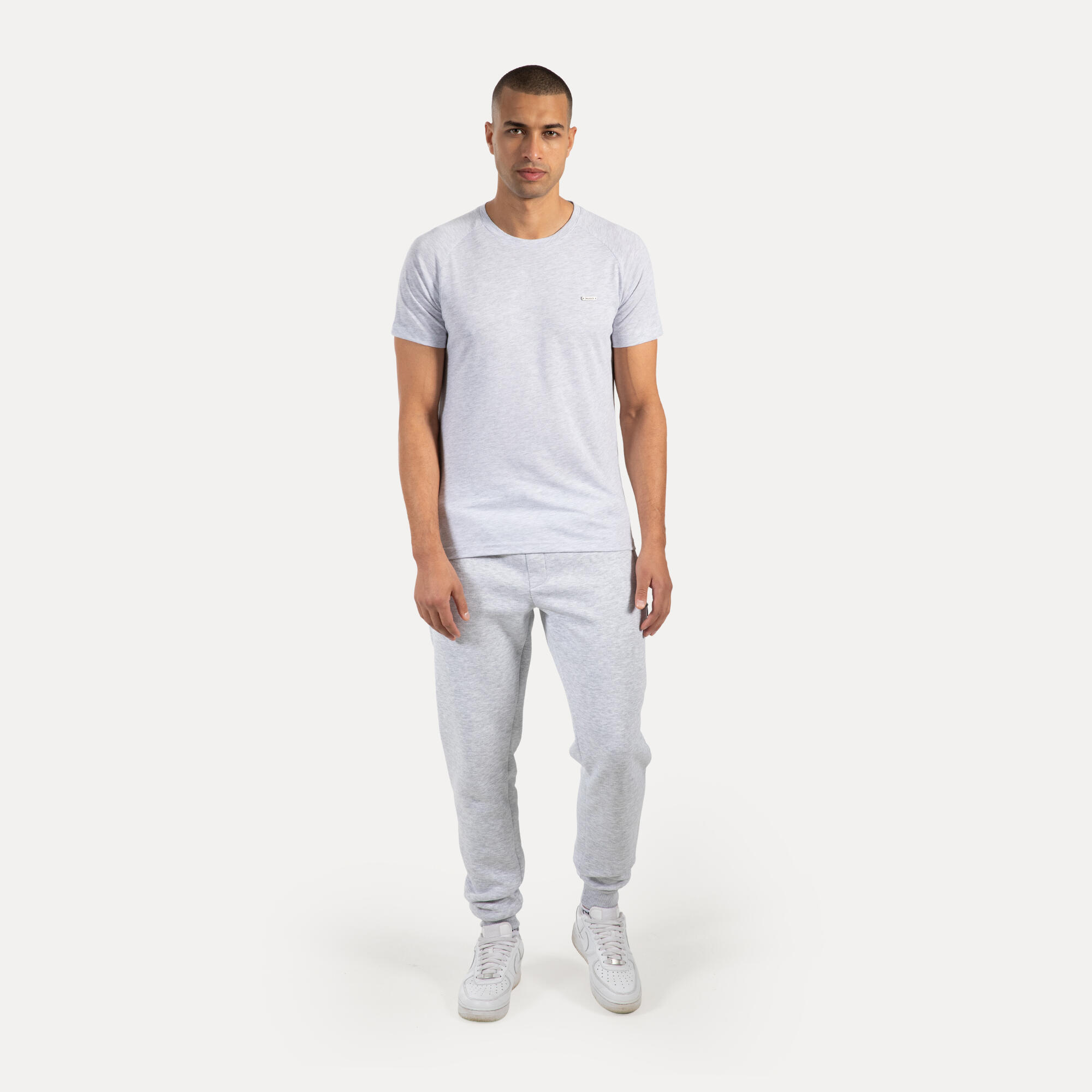Herren Jogginghose Ilyas Grau Melange 3/5
