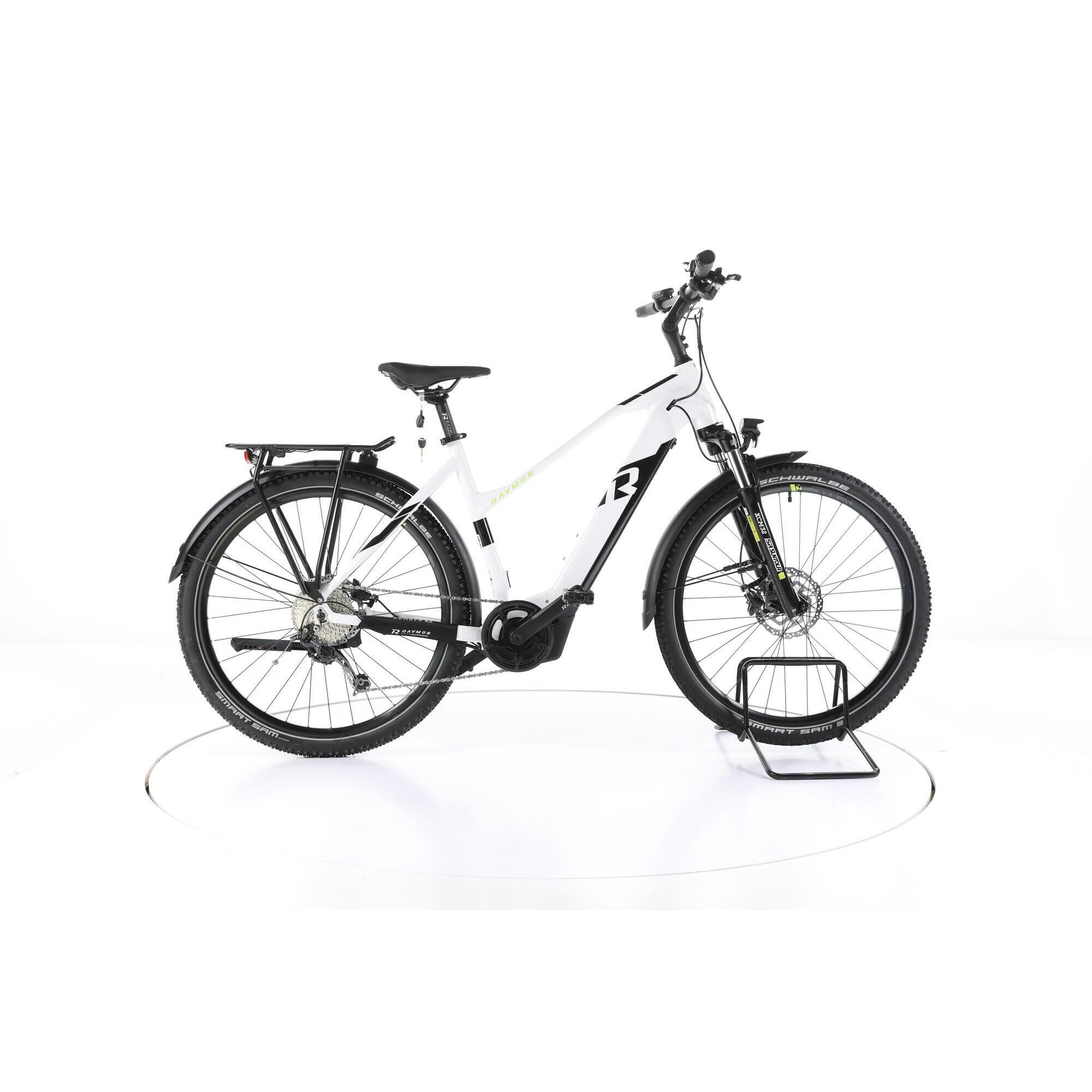 Raymon - Reconditionné - R Raymon Crossray E 5.0 Trekking Vélo Électrique - Très Bon - Vélo De Voyage - Blanc - Moyen - Decathlon