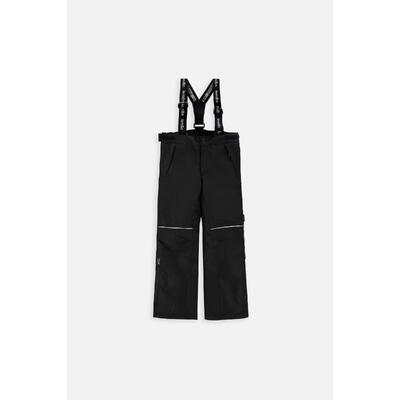 Spodnie narciarskie dla dzieci z szelkami Lemon Explore ZL3 czarne