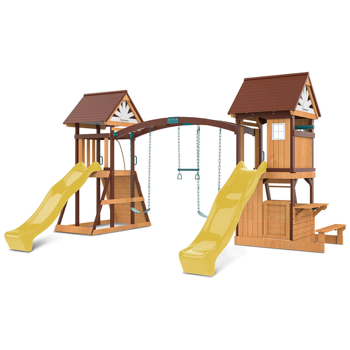Lifespan Kids Armadale Swing Set and Play Centre with Two 2.2m Slide