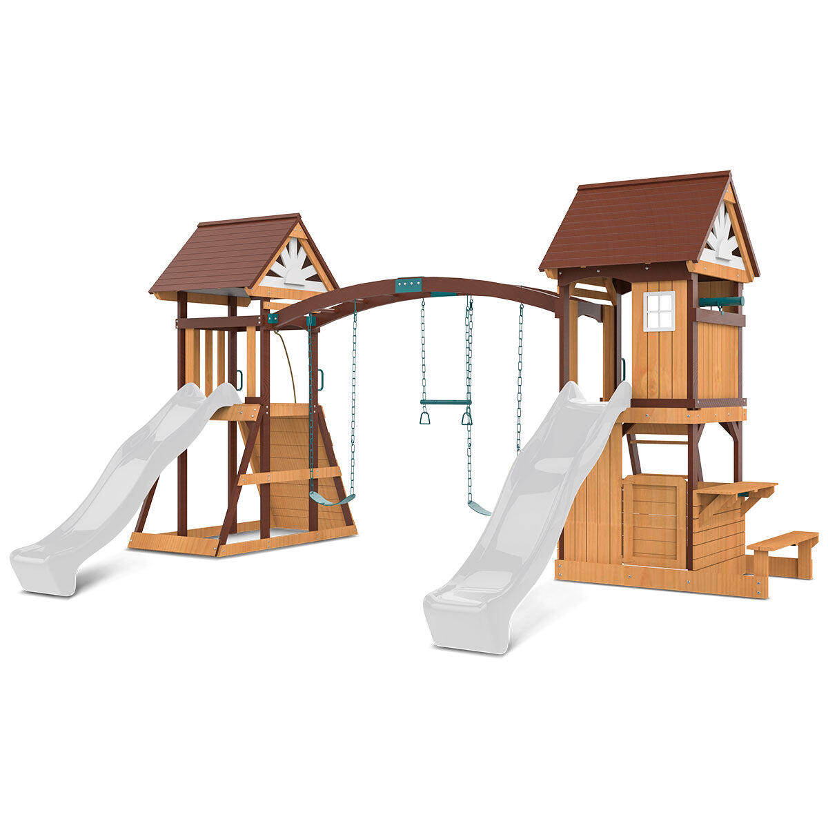 Lifespan Kids Armadale Swing Set and Play Centre with Two 2.2m Slide