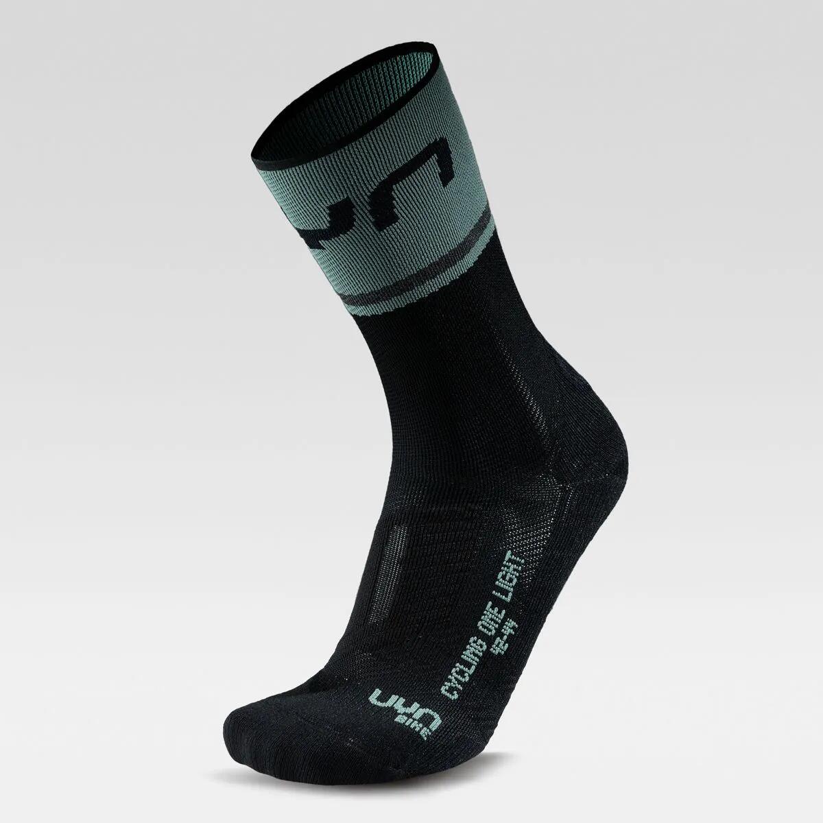 Uyn - Chaussettes Homme  Cycling One Light - Chaussettes - Noir|vert - 39/42 - Decathlon