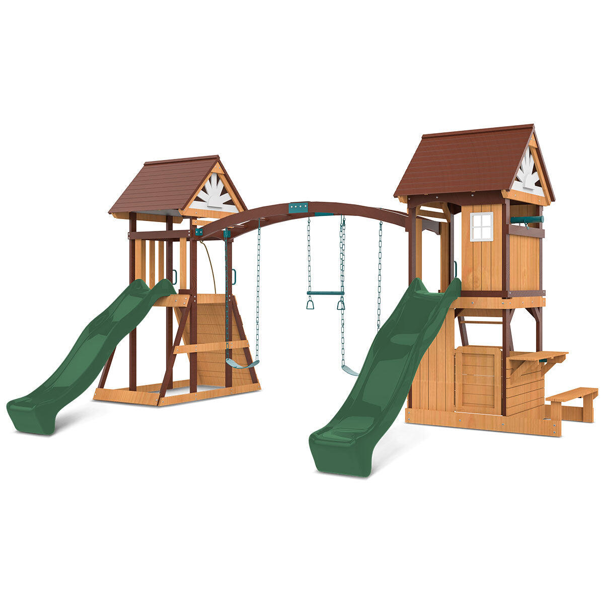 Lifespan Kids Armadale Swing Set and Play Centre with Two 2.2m Slide
