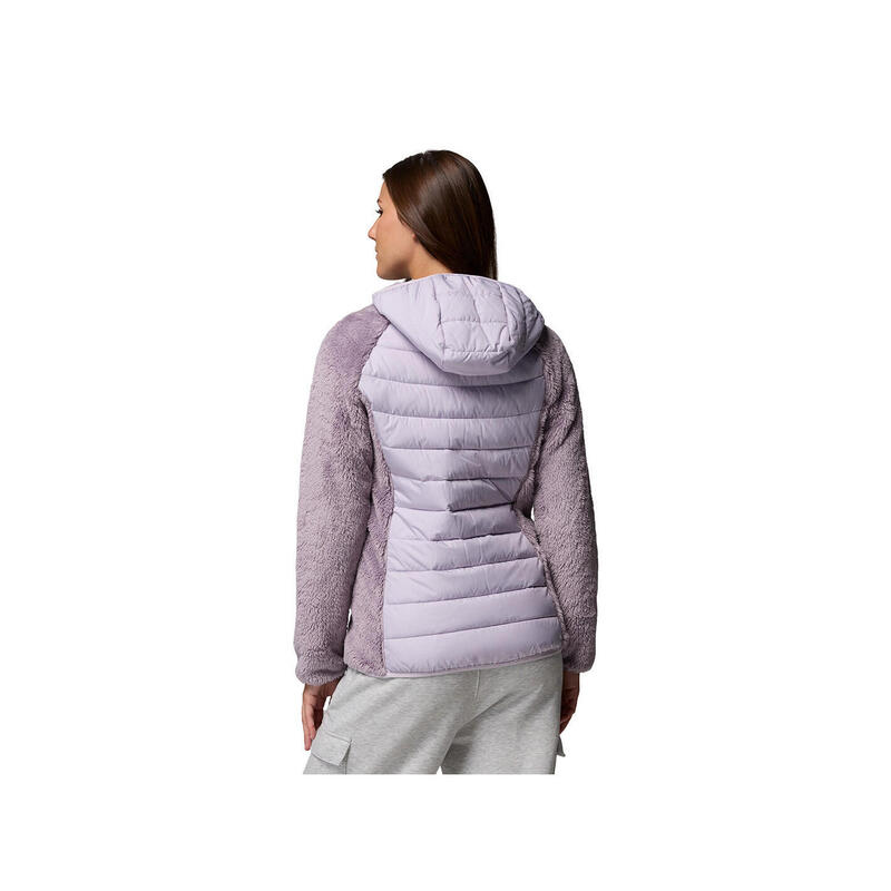 Geacă călduroasă damă Columbia Powder Lite II Sherpa Hybrid