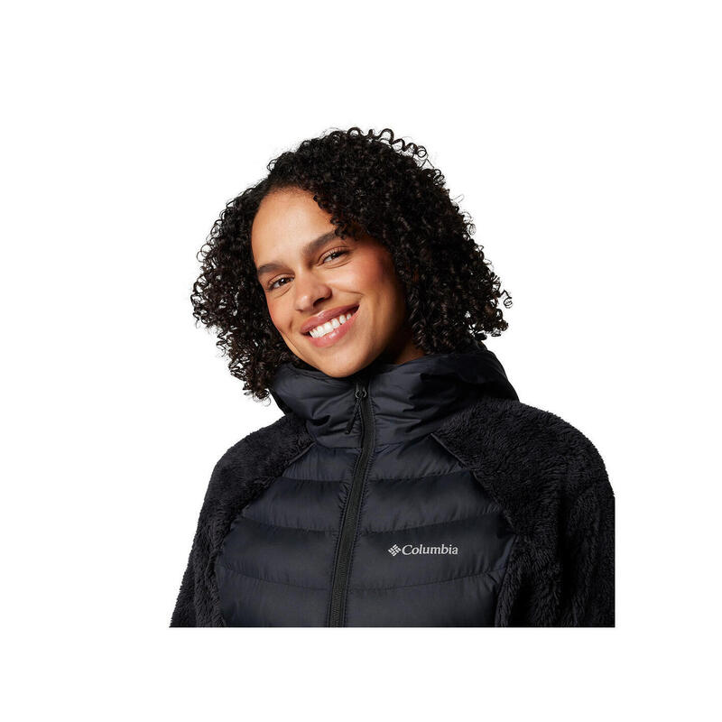 Geacă călduroasă damă Columbia Powder Lite II Sherpa Hybrid