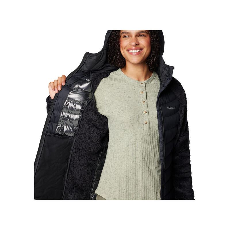 Geacă călduroasă damă Columbia Powder Lite II Sherpa Hybrid