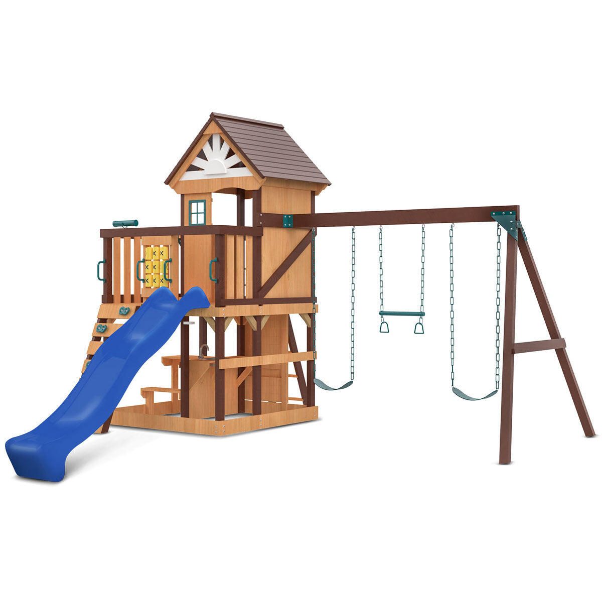 Lifespan Kids Coventry Swing Set and Play Centre with 2.2m Slide