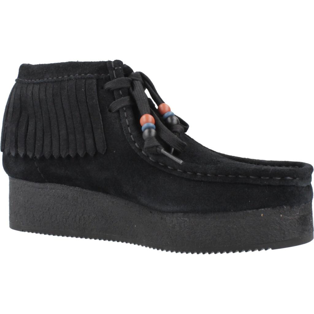 Clarks Originals Modelo Wbwedge Fringe Cor Preto 5/5