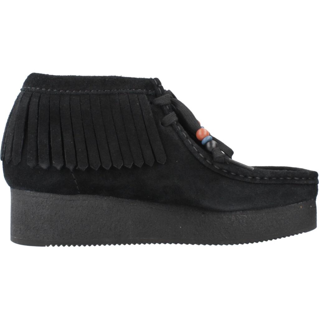 Clarks Originals Modelo Wbwedge Fringe Cor Preto 4/5