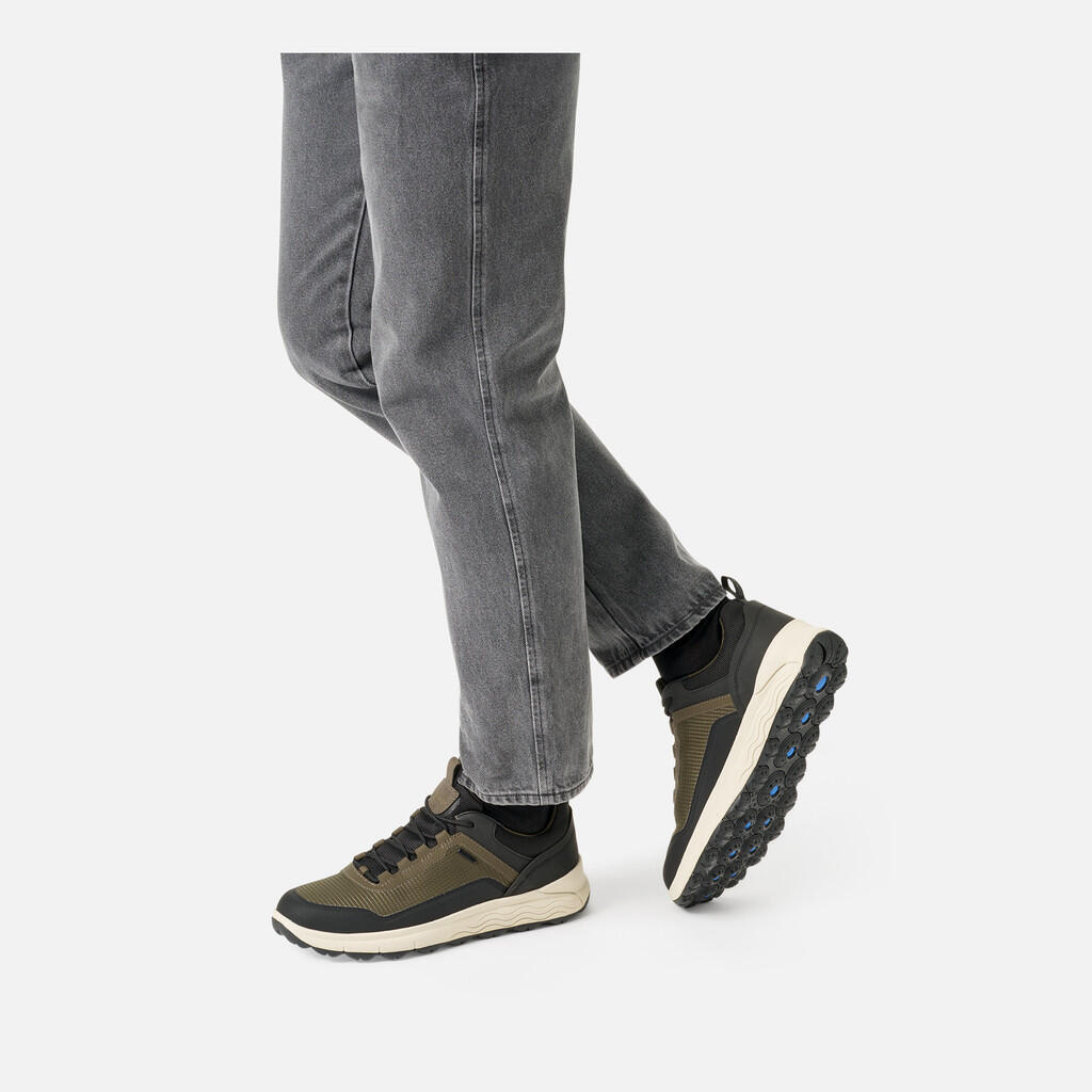 Baskets Homme U SPHERICA 4X4 B ABX Vert Militaire 3/7