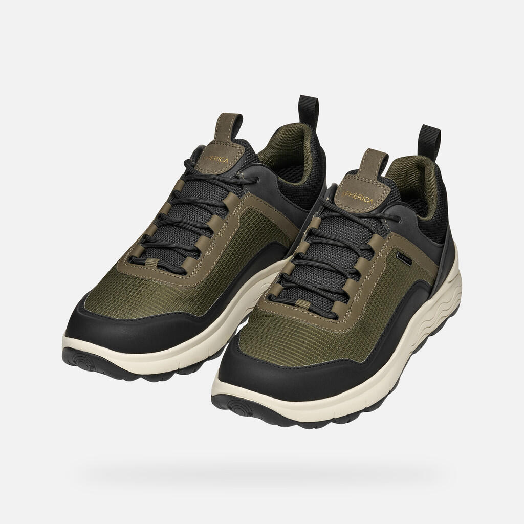 Baskets Homme U SPHERICA 4X4 B ABX Vert Militaire 4/7