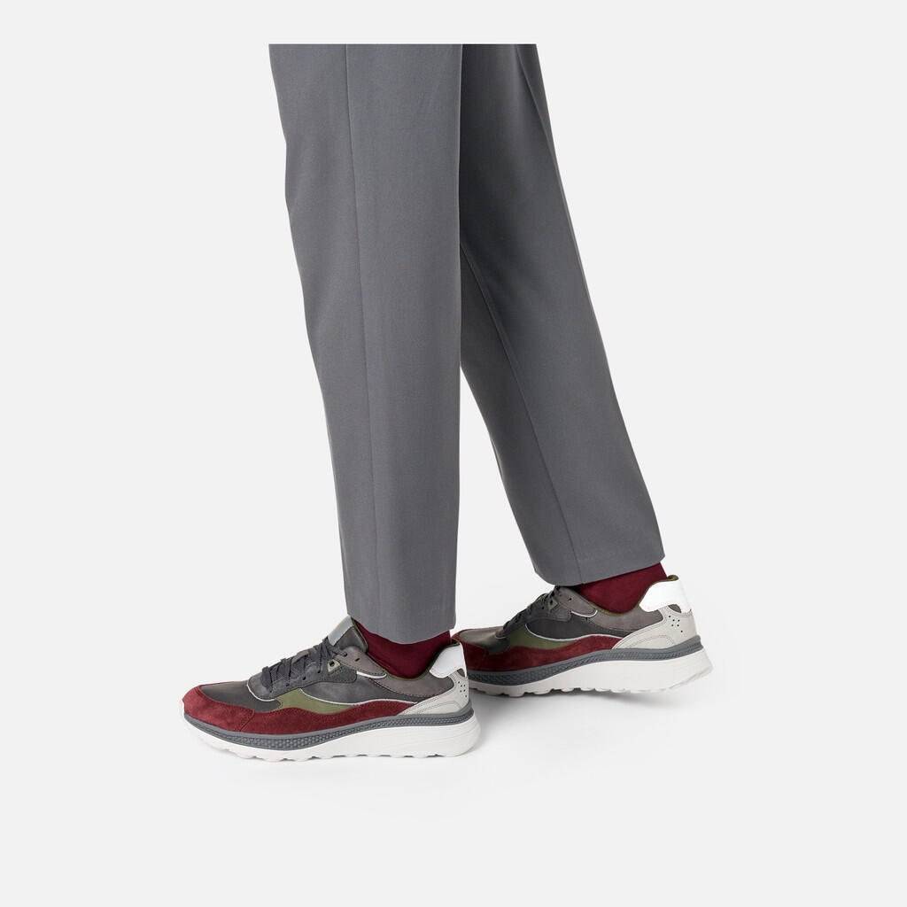 Baskets Homme U SPHERICA ACTIF X1 Anthracite/Bordeaux 3/7