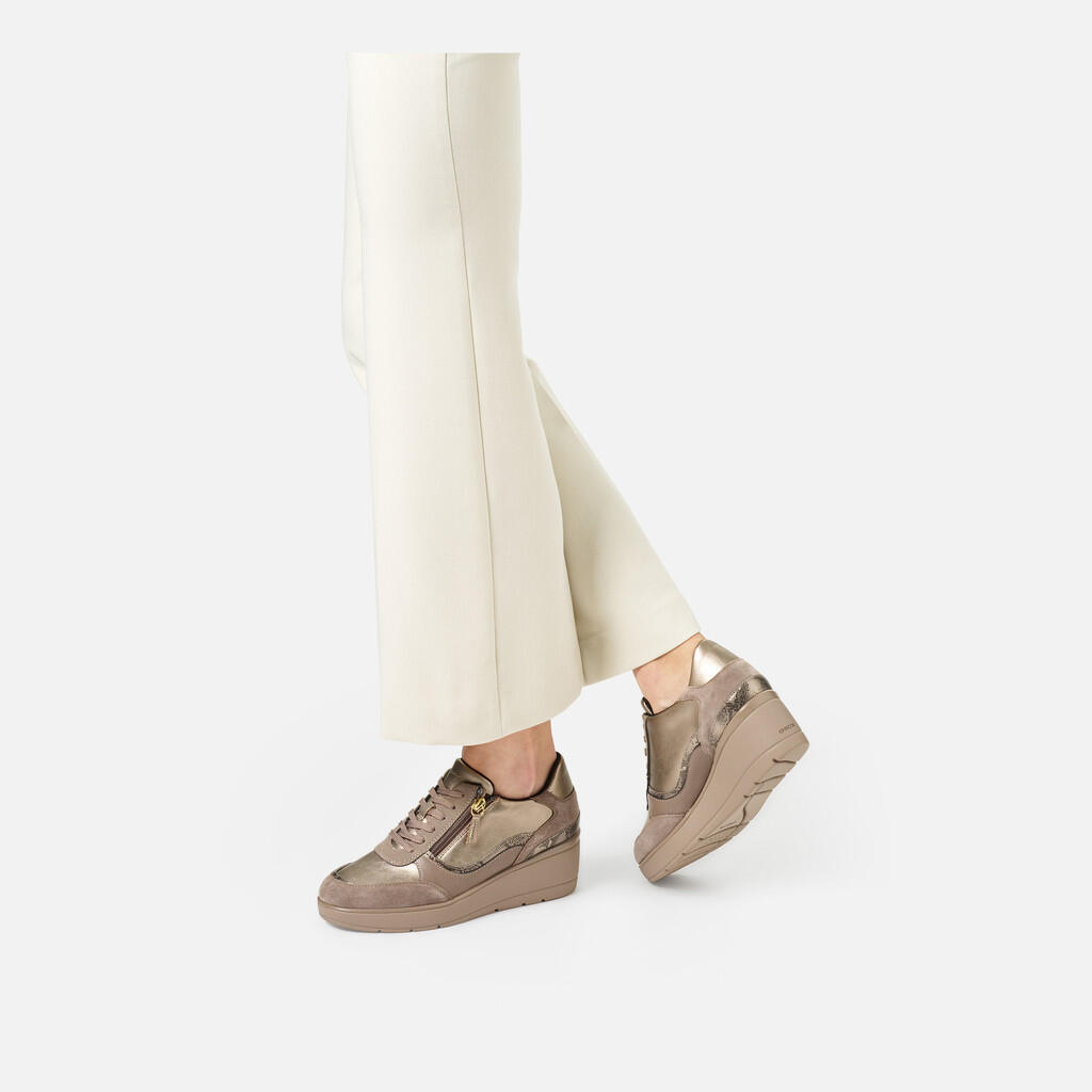 Baskets Femme ILDE WOMAN Taupe 3/7