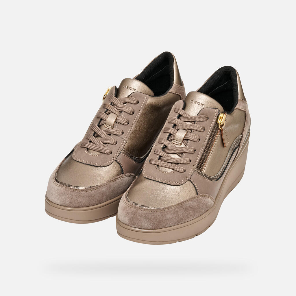 Baskets Femme ILDE WOMAN Taupe 4/7