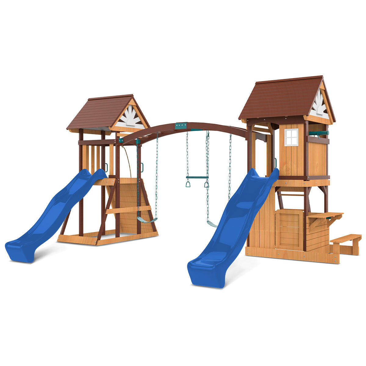 Lifespan Kids Armadale Swing Set and Play Centre with Two 2.2m Slide