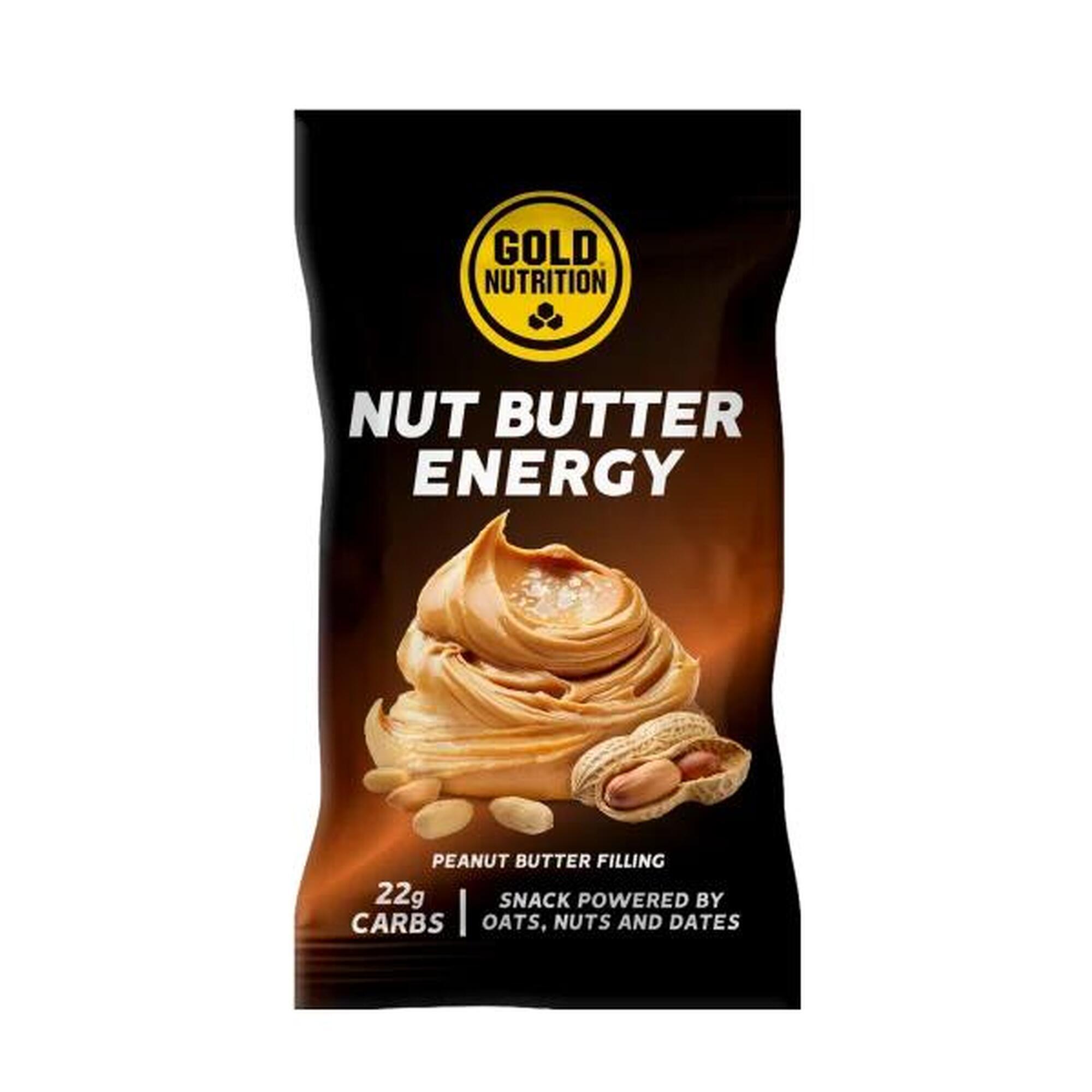 Snack Nut Butter Energy unt de arahide, GoldNutrition, 40 g