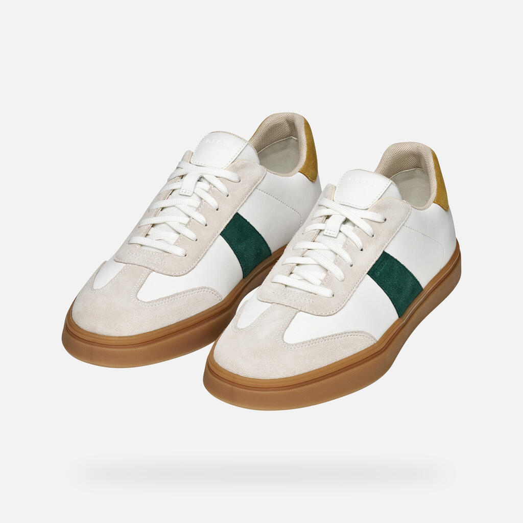 Baskets Homme U BALTMOORE Blanc/Vert 4/7