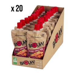 Pack x20 Purées nutritionnelles Patate douce-Carotte-Poivre Timut