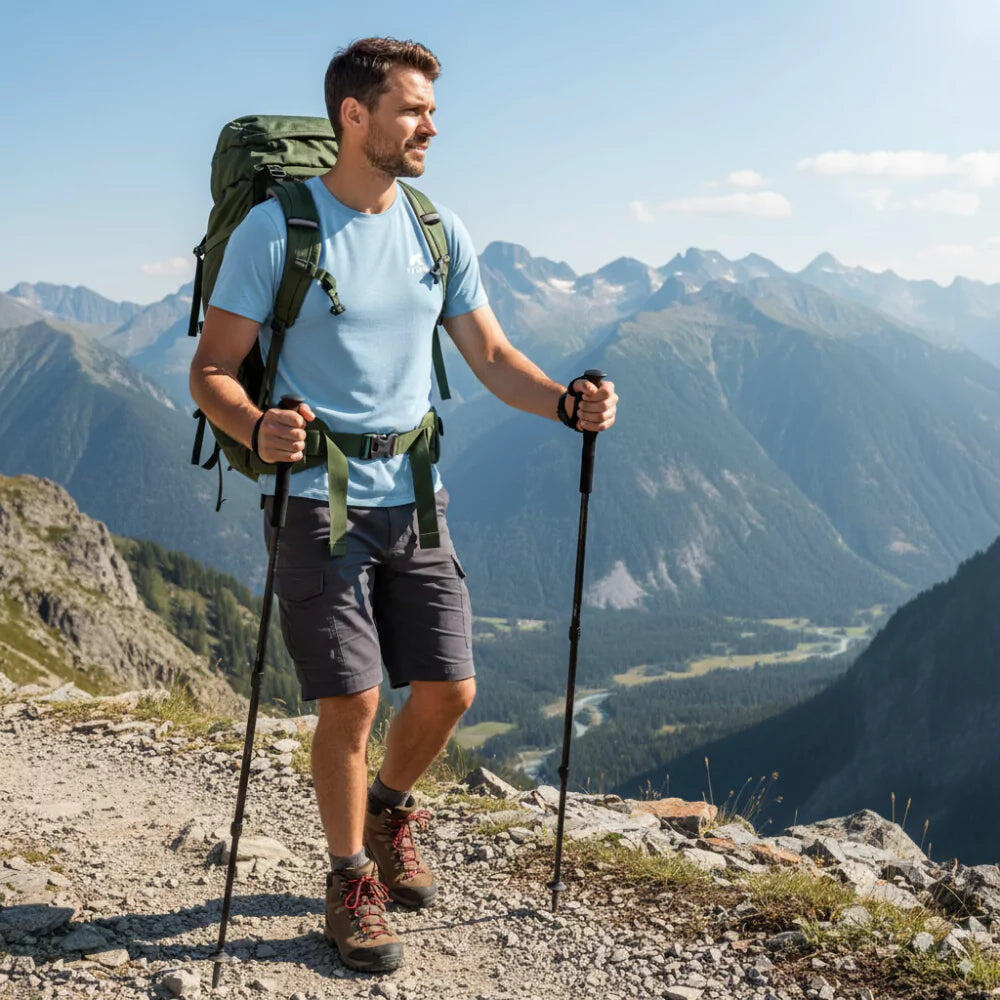 T-shirt de trekking en mérinos Homme 3/8