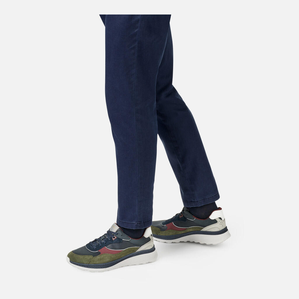 Baskets Homme U SPHERICA ACTIF X1 Bleu Marine/Vert Mousse 3/7