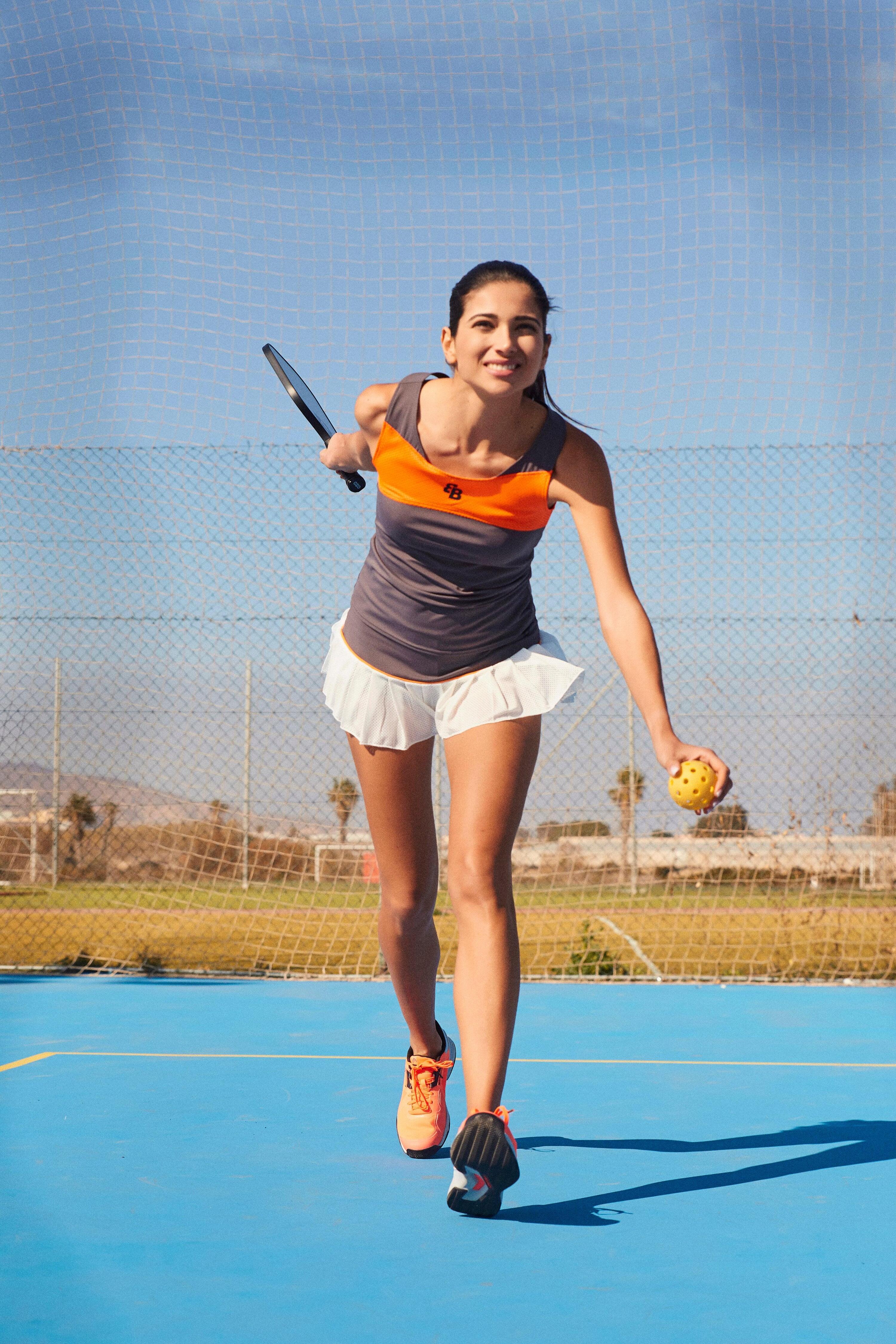 Jupe de padel et de tennis pour femme Hera Dark Grey 5/5