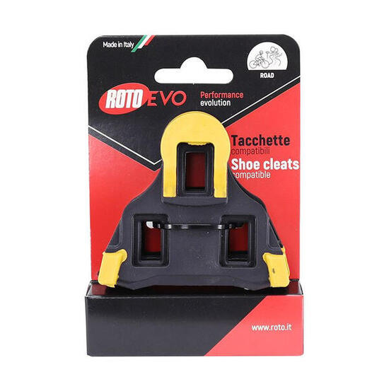 Coppia di tacchette mobili per pedali di bici da corsa compatibili P2R Shimano S