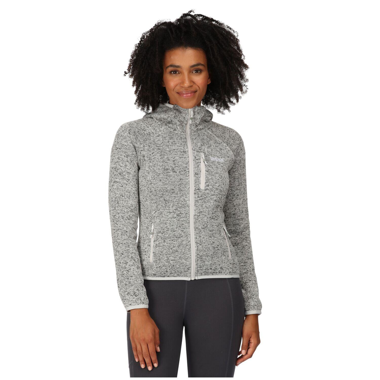 Regatta Hood Newhill Strickfleecejacke Damen mit Kapuze 4/5