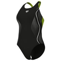 Maillot de bain 1 pièce femme Arena Grid V Back Graphic