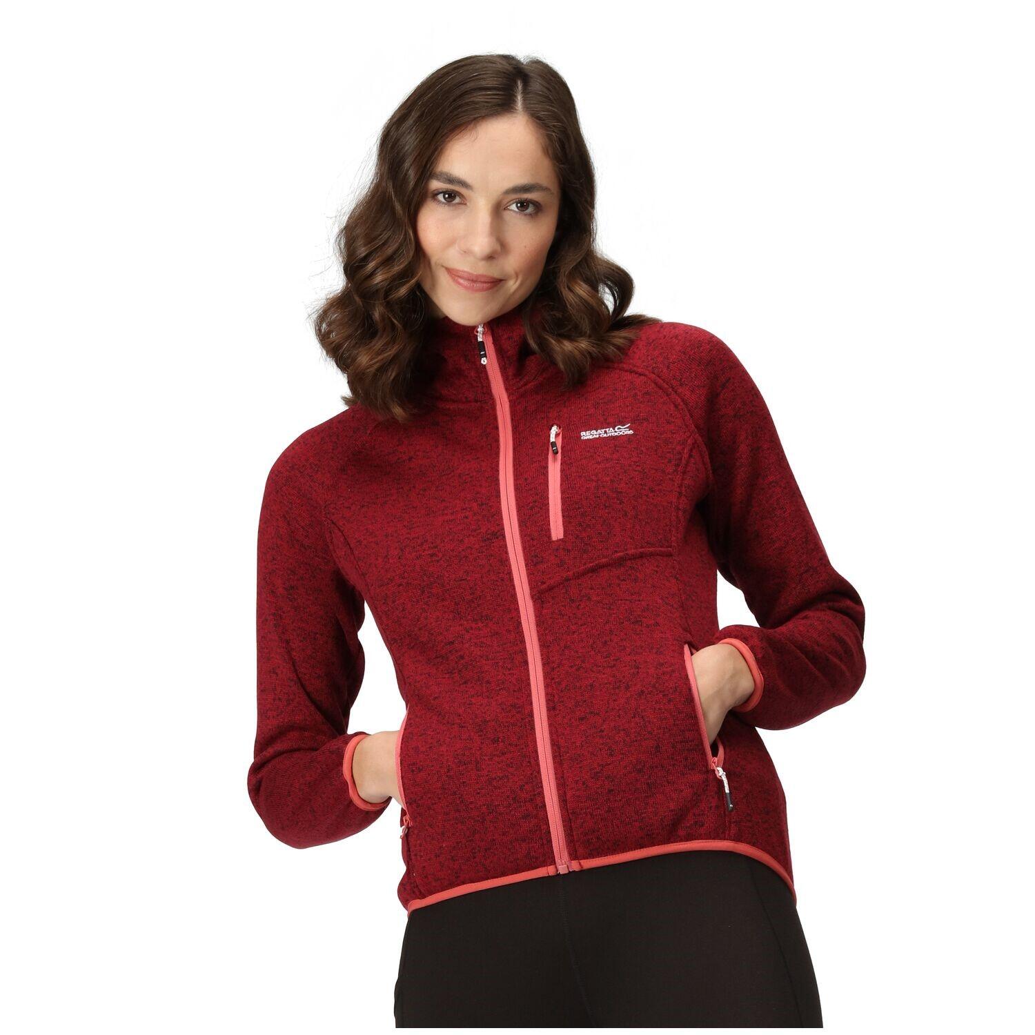 Regatta Hood Newhill Strickfleecejacke Damen mit Kapuze 5/6
