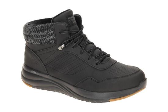 Skechers On-The-Go Mid Sneaker schwarz wasserdicht Slip Ins 144739