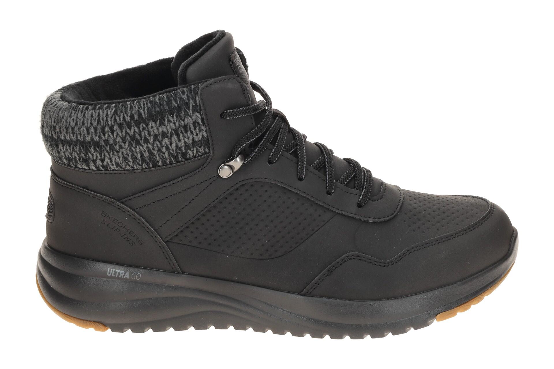 Skechers On-The-Go Mid Sneaker schwarz wasserdicht Slip Ins 144739 2/7